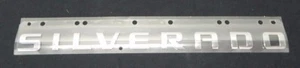 CHEVROLET 3D CHROME SILVERADO EMBLEM QTY 1 FAST FREE SHIPPING - Picture 1 of 2
