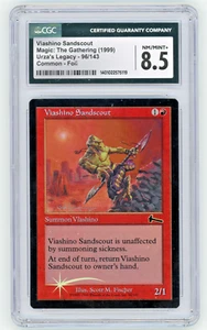 1999 Magic the Gathering URZA'S LEGACY Foil Viashino Sandscout (C) CGC 8.5 NM/MT - Picture 1 of 2