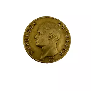 France 1806 A Gold 40 Francs Circulated Napoleon Emperor - Picture 1 of 2