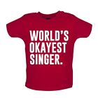 World's Okayest Singer - T-shirt bébé / Babygrow - BGT Sing Song Love Slogan