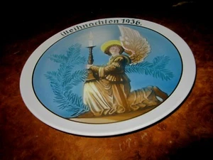 Antiguo plato de colección de Navidad Rosenthal 1936 mensajero de luz - Imagen 1 de 7