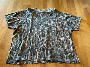 Vintage Mossy Oak Treestand Camo T-Shirt Men’s Size XXL USA Made Original 1980s - Picture 1 of 8