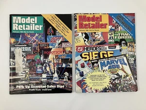 Model Retailer Magazine Lot – Feb 1986 & Feb 1987 – Hobby Model Trade Ads - Imagen 1 de 6