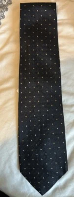 DOLCE & GABBANA Tie Black Diamond Patterned Classic Necktie Formal 3 5/8” - Image 1 of 4