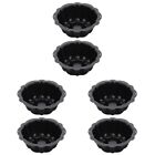  6 Pcs Carbon Steel Cake Mold Mini Loaf Baking Pans Cheesecakes