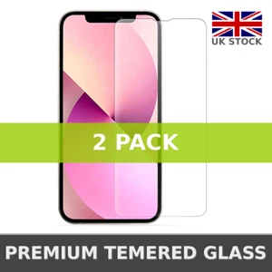 Screen Protector For iPhone 14 13 12 11 X XR Plus Pro Max Mini Tempered Glass - Picture 1 of 12