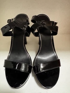 RALPH LAUREN - FAYTHE Lackleder Heels, schwarz - Größe 8 - Bild 1 von 3