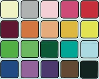 Carta velina colorata - alta qualità e senza acidi - 500 mm x 750 mm - 21 colori - Immagine 1 di 4