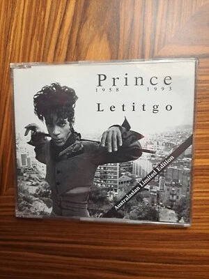 Prince Let It Go Edición Limitada 2 Pistas CD Único Prensa Australiana Warner 94 Foto 1 de 4