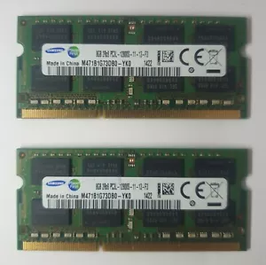 Samsung M471B1G73DB0-YK0 16GB 2X8GB PC3L-12800s DDR3L 1600MHz Laptop ram memory - Picture 1 of 1