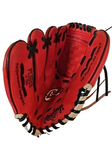 Baseball Glove  10" Left Hand Thrower Mitt [Red] Rawlings PL10SS Players Series - Picture 1 of 12