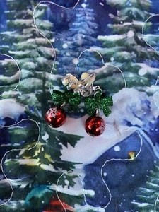 Christmas Ornament Clip On Earrings - Picture 1 of 1