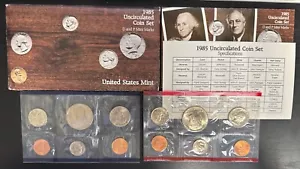 1985 Kursmünzensatz U.S Mint Original Regierungsverpackung OGP - Bild 1 von 5