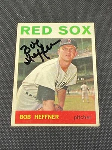 Bob Heffner Red Sox Signed Auto Autographed 1964 Topps Card #79 ~ COA - Picture 1 of 6