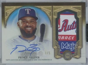 2023 TOPPS DYNASTY PRINCE FIELDER Auto 1/1 #DAP-PF4 ONE OF ONE MAJESTIC - Foto 1 di 2