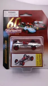 MAJORETTE 2024 60TH ANNIVERSARY EDITION FORMULA 1 RACE CAR CHROME - Picture 1 of 3