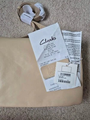 Treen Medium Lihgt Sand Clarks cross-body bag - Image 1 of 4