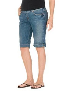 Lucky Brand Lil Maggie Maternity Bermuda Short Jean M - Picture 1 of 3