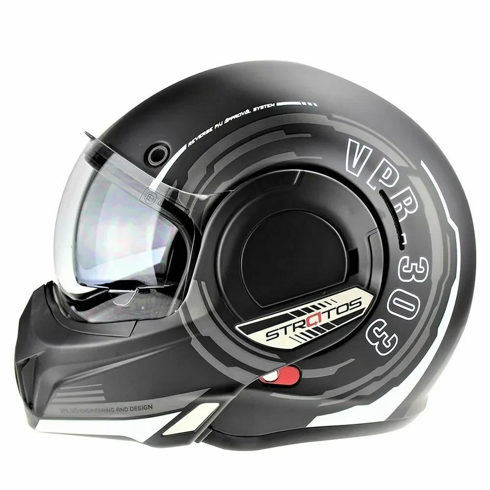 VIPER PJ F242 Klapp-Helm 180 Umkehr Modular Motorrad Schutzhelm ECE 22.06 Revo-Grafik 2XL