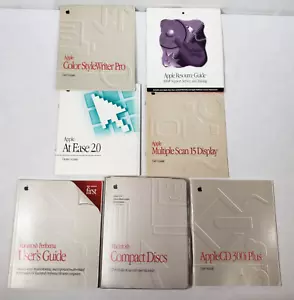 Vintage Apple Macintosh Performa CD And Users Guide Books Lot Computer Booklets - Picture 1 of 19