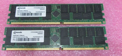 Sun X8711A 370-7974 4GB Kit ( 2 * 2GB Dimm ) for Ultra45 Qimonda - L4608 - Image 1 of 3