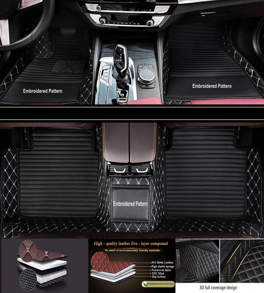 Alfombrillas alfombrillas de coche impermeables de lujo para todo tipo de clima para Lexus CT200h Foto 1 de 4