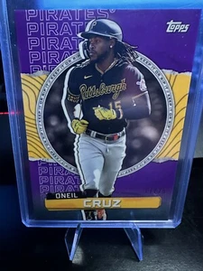 2023 Topps RIP ONEIL CRUZ UNRIPPED #'d 17/25 Card #63 TAKE A L@@K! - Picture 1 of 2