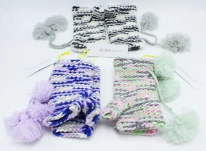 Nuevos guantes sin dedos tejidos para mujer con borlas de BCBGeneration #FG10 - Imagen 1 de 1