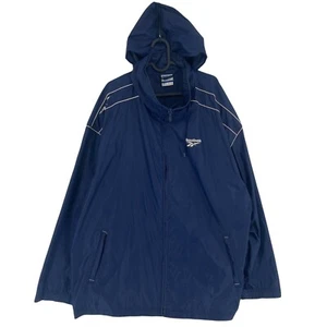 Chaqueta Con Capucha Retro Vintage Azul Reebok Talla XL - Imagen 1 de 11