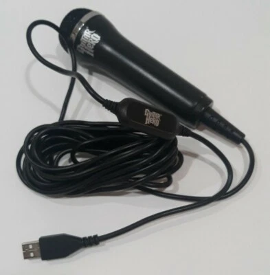 Guitar Hero USB Microphone E-UR20 for Xbox 360 PS3 Wii Mic Red Octane Excellent  - Image 1 of 4