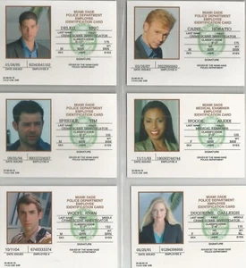 CSI Miami Series 2 - "I.D. Badge" 6 Card Chase Set #MI-ID1-ID6 - Picture 1 of 1