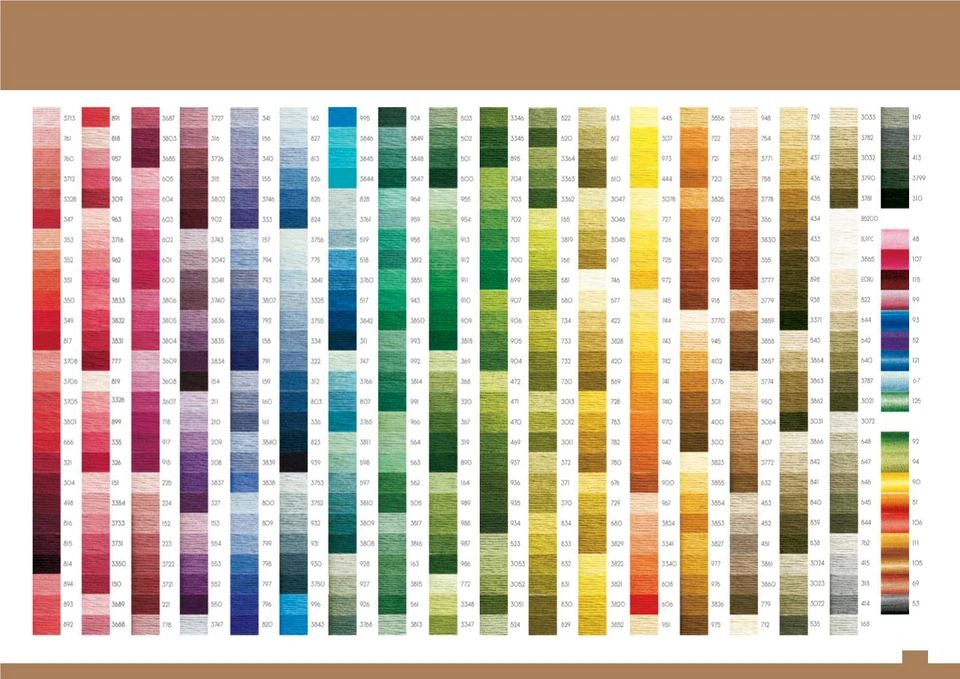 DMC MOULINE STRANDED COTTON - Cols BLANC - 898 - 23% OFF FOR 4 OR MORE - Image 1 of 4