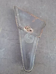 ANTIKE LEDER TASCHE "KF" FUR DAMEN FAHRRAD. VORKRIEG 20-ER 30-ER JAHRE. ORIGINAL - Bild 1 von 4