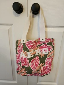 AERO Aeropostale Athletics NYC leaf Book Tote Bag Shopping Beach Shoulder - Picture 1 of 11
