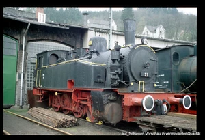 Dia locomotora de vapor 21 KFBE Dieringhausen 23.04.1995 35 mm sin marco U1-10536 - Imagen 1 de 1