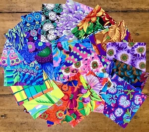 20 Kaffe Fassett Mixed Tones Patchwork Quilting Fabric 5 inch squares #3 - Picture 1 of 1