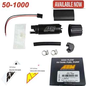 Universal for AEM 50-1000 340LPH High Flow Intank EFI Fuel Pump W/ Strainer - Picture 1 of 16