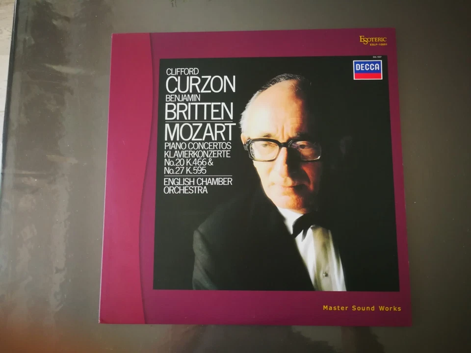 LP Esoteric Eslp Curzon Britten Mozart Piano Concertos No 20 No 27 First Editi - Photo 1/4