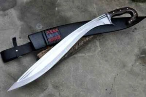Custom Handmade Carbon Steel Blade Greek Kopis Sword - Hunting Sword Camping - Picture 1 of 8