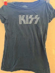 Kiss Youth Large L Logo Glitter Rhinestone - Picture 1 of 6