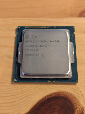 CPU Intel Core i3-4330 | 3.50 GHz, 2c/4t, 54 W, iGPU | 4th gen Haswell, SR1NM 🤖 - Immagine 1 di 2