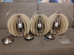 Deckenlampe Holz Tiefhängend Wohnzimmer Flur Esszimmer TOP - Bild 1 von 9