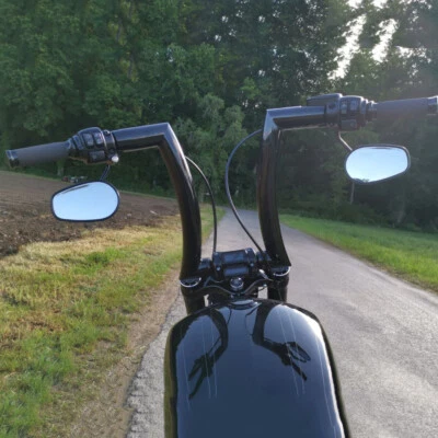 Manillar de suspensión de 16" Rise Ape para Harley Sportster XL 883 1200 FLST FXST Dyna Foto 1 de 4