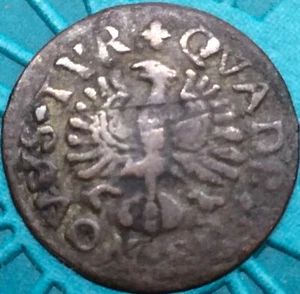 Austria 1/4 kreuzer (Vierer) Ferdinand Karl 1632-1662 Hall Tyrol - RR - Picture 1 of 7