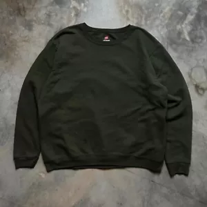 Vintage Hanes Olive Green Crewneck Sweater - Picture 1 of 4