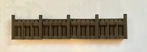UNPAINTED Piling Pier N Scale 1:160 Marine Dock Quay Retaining Wall - Picture 1 of 7