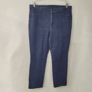 Talbots Heritage Slim Ankle Jean Womens 16/33 Blue Stretch 5-Pocket Everyday - Picture 1 of 11