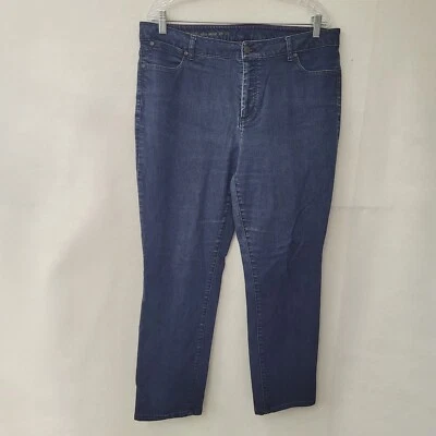 Talbots Heritage 修身踝牛仔裤女式 16/33 蓝色弹力 5 件装日常 — 第 1/4 张图片