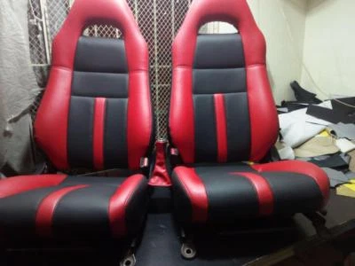 Fundas de asiento de cuero de repuesto para Toyota MR2 Spyder 2003-2005 Foto 1 de 4