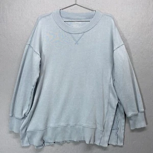 Sudadera aerie para mujer mediana azul suéter de gran tamaño - Imagen 1 de 12